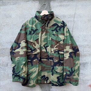 90's US Military Woodland Camo Field Jacket